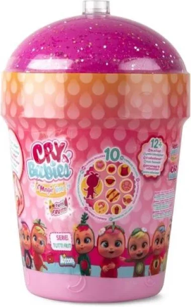 Cry Babies CRY BABIES MAGIC TEARS TUTTI FRUTTI W2 ( Blind Box 1 of from the assortment ) for 3 Year old