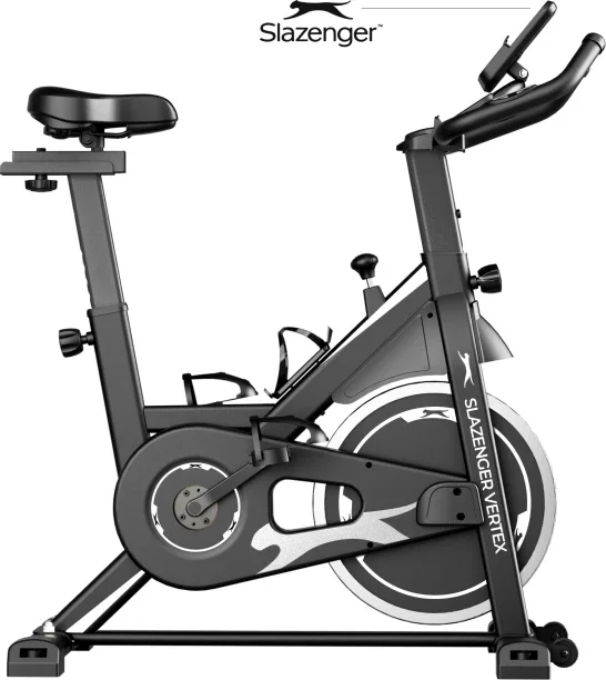 Slazenger Vertex Spin Upright Stationary Cardio Exercise Bike