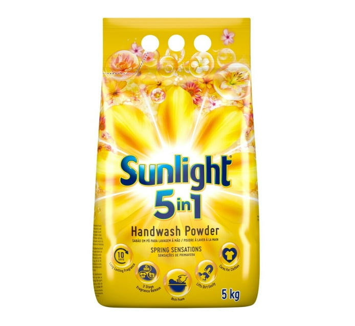 Sunlight 5-in-1 Spring Sensations Washing Powder 5 kg